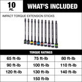 Impact Torque Extension Sticks, 10-pc I7R6 - product image 4