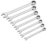 Ratcheting Wrench Set, SAE, Nickel-Chrome Plating, 7-pc N1F6 - product image 6