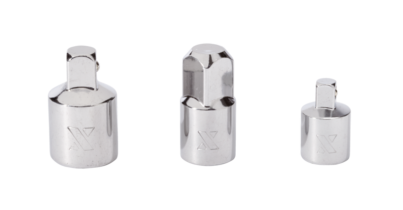 Socket Adapter Set, 3-pc, Nickel-Chrome Plating J9W1