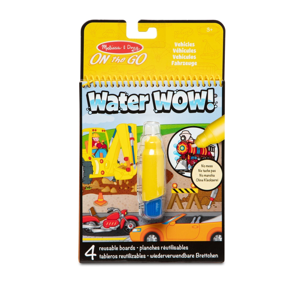 On the Go Water Wow! Reusable Water-Reveal Activity Pad - Vehicles Y5J5 - product image 1