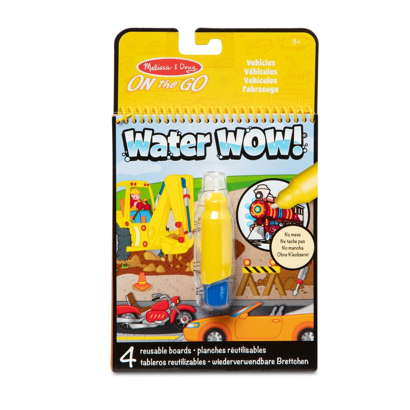 On the Go Water Wow! Reusable Water-Reveal Activity Pad - Vehicles Y5J5