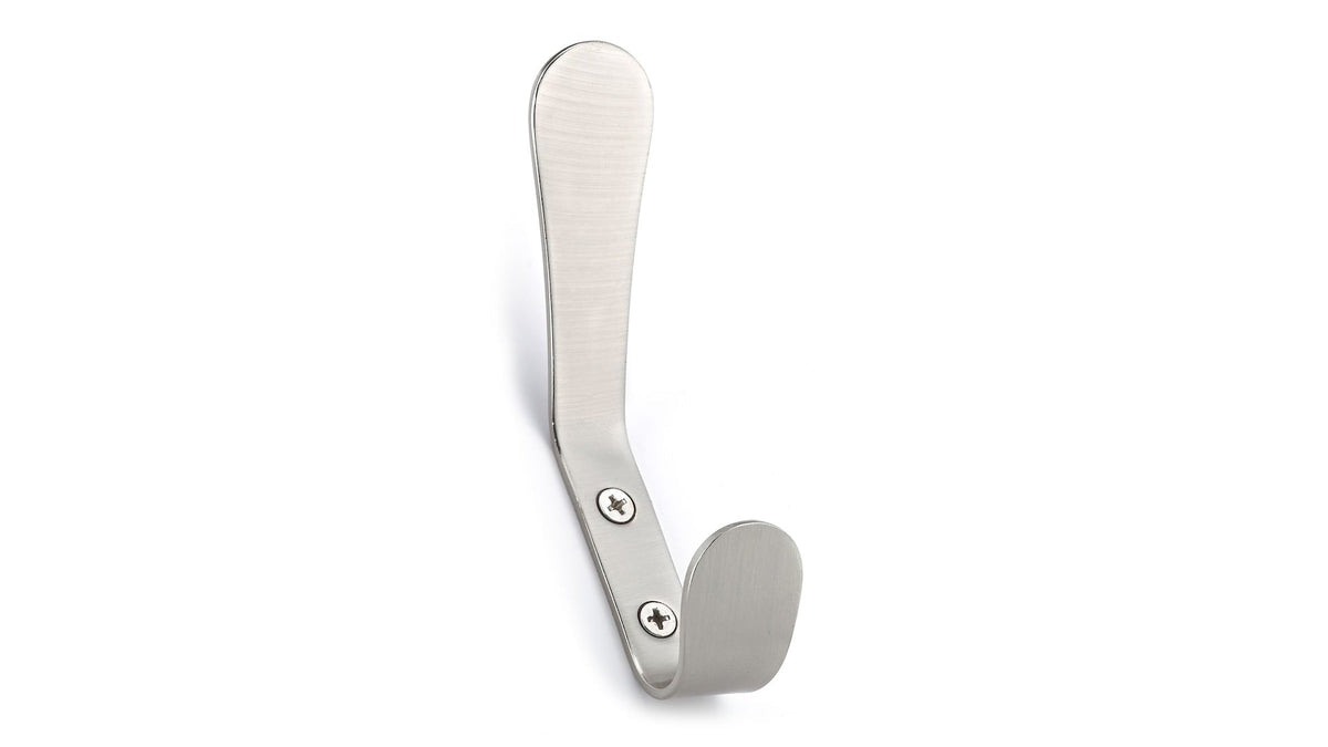 Utility Double Hook, Brushed Nickel C3U8 - product image 1