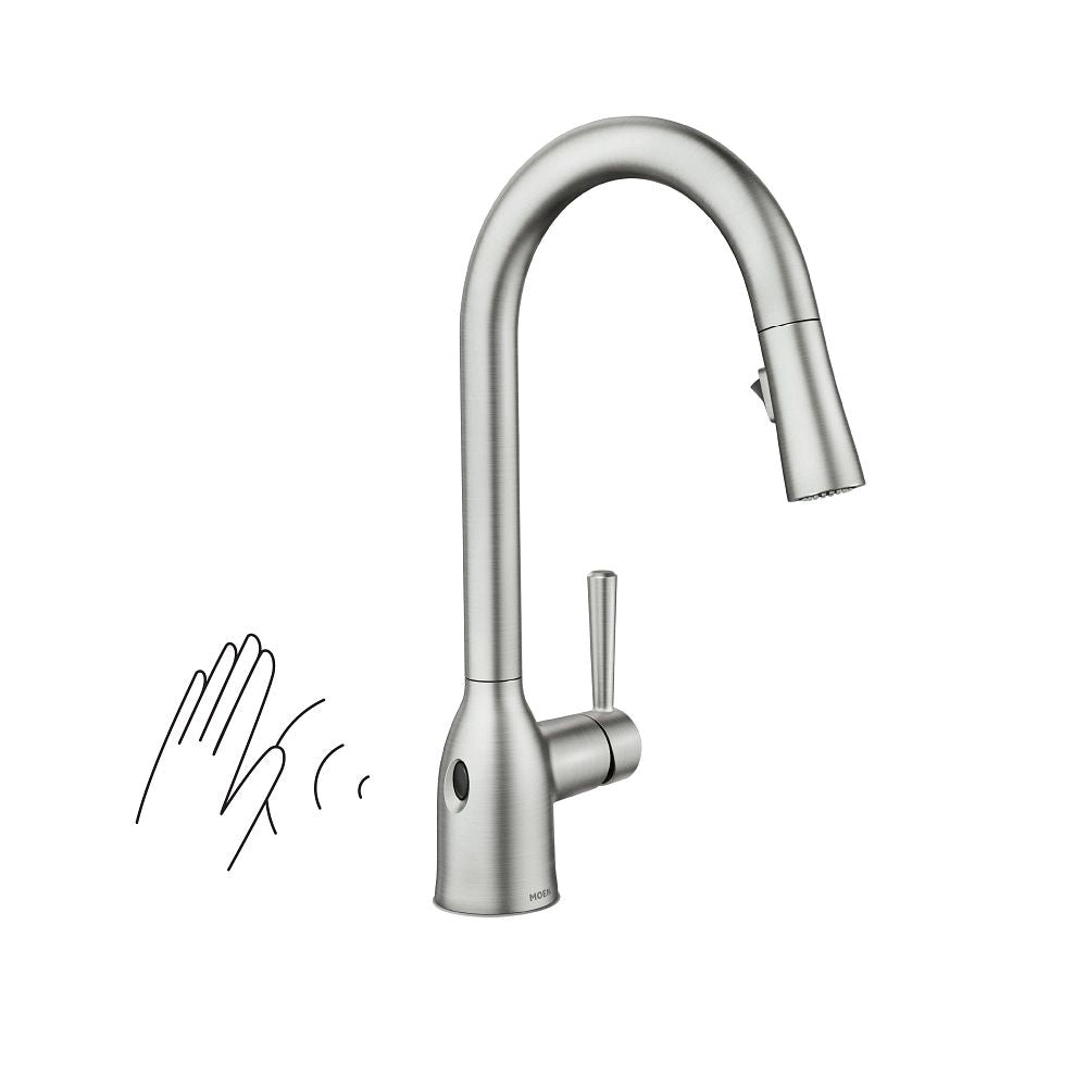 Adler Single Handle Kitchen Faucet with Motionsense, Spot Resist Stainless X9Z7 - product image 2