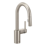 Align Single Handle High Arc Pull Down Sprayer Kitchen Faucet, Stainless Steel B5V2 - product image 2