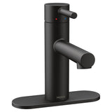 Align Single Handle Single Hole Bathroom Sink Faucet, Matte Black X8G5 - product image 2