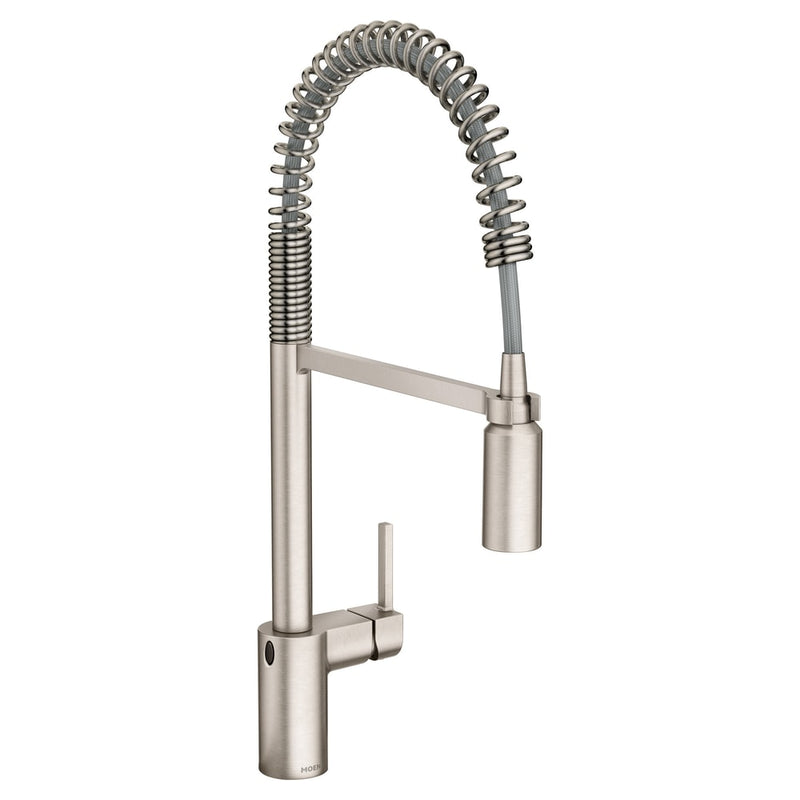Align Single Handle Touchless Pull Down Sprayer Kitchen Faucet with MotionSense, Stainless Steel N1W8