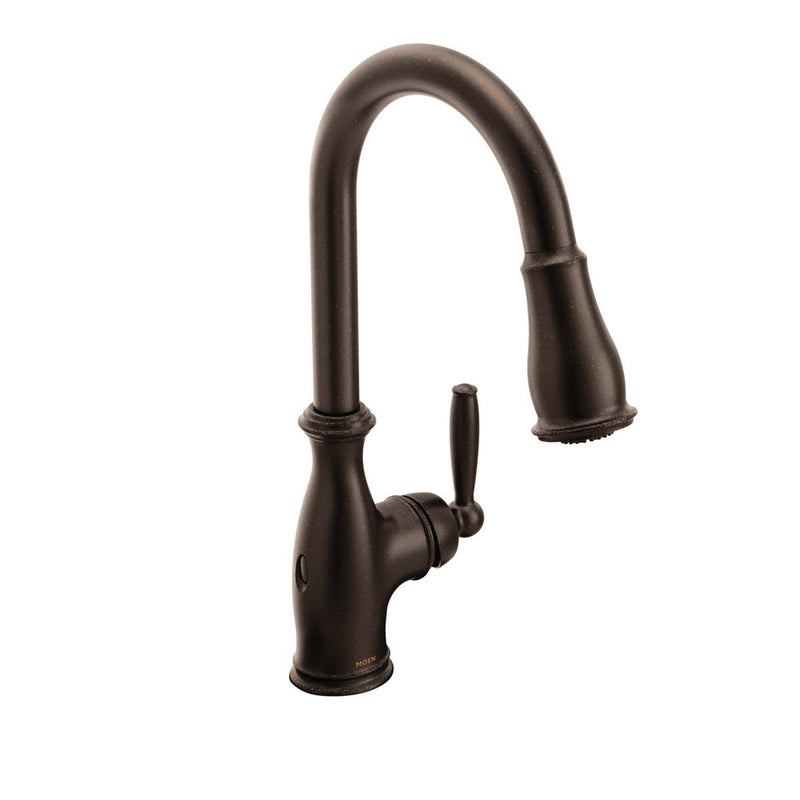 Arbor Single Handle Touchless Sprayer Kitchen Faucet with MotionSense & Power Clean, Oil Rubbed Bronze B6D9