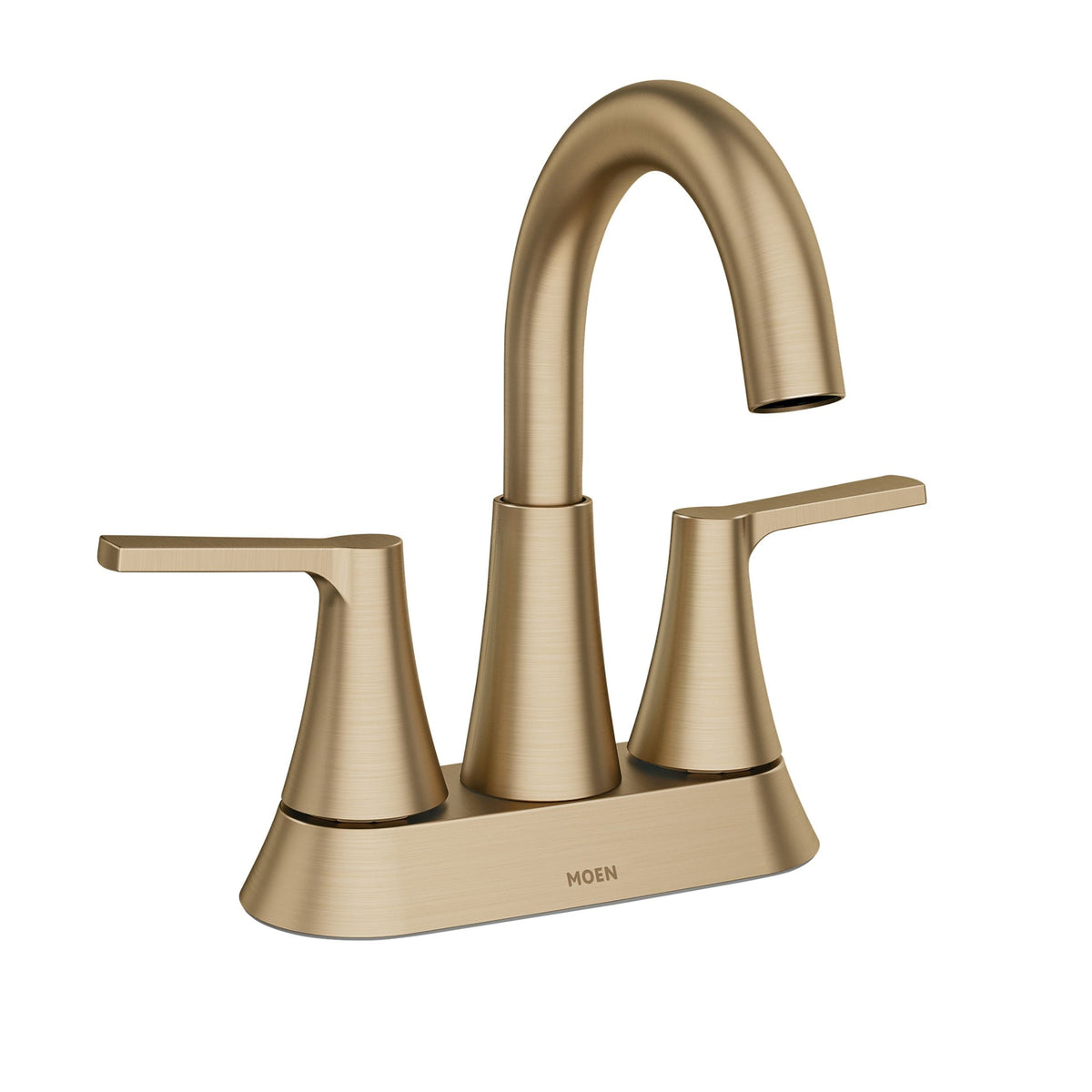 Mikah Double Handle Bathroom Faucet, Bronzed Gold Y3O8 - product image 1