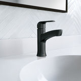 Tilson Single-Handle Matte Black Bathroom Lavatory/Bathroom Sink Faucet O9M1 - product image 5