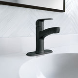 Tilson Single-Handle Matte Black Bathroom Lavatory/Bathroom Sink Faucet O9M1 - product image 7