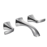 Voss Two-Handle Wall Mount Bathroom Faucet Trim Kit (Valve Required), Chrome V0K0 - product image 1