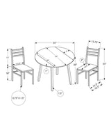 Specialties Dining Set, Taupe, 3-pc W4K4 - product image 3