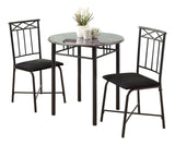 Transitional Dining Set, Grey, 3-pcs G1N7 - product image 1