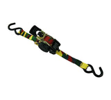 1,200-lb Retractable Camo Ratchet Tie Down Straps, 1-in x 10-ft, 2-pk M1F3 - product image 2