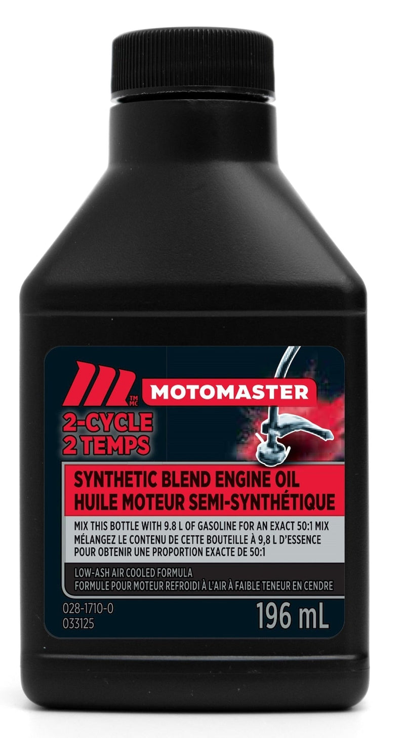 2-Stroke Synthetic Blend Engine Oil 50:1 Perfect Mix, 196-mL V8L4