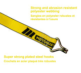5,000-lb Commercial Ratchet Tie Down Strap with Double-J Hook, 2-in x 25-ft J7C1 - product image 4