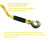 6,800-lb Tow Rope, with Rust-Resistant Hooks, 5/8-in x 14-ft E0H8 - product image 4