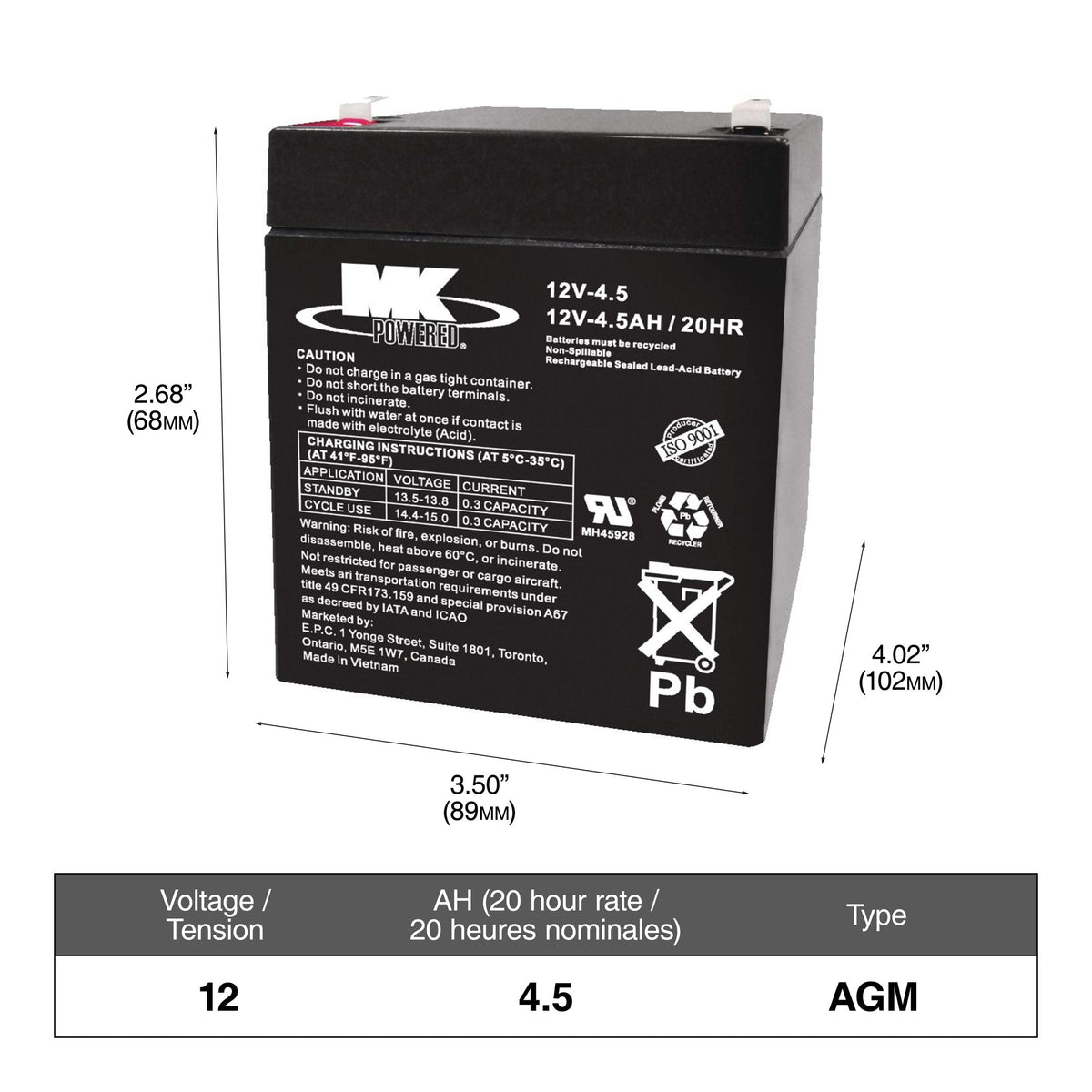 Group Size 24F Battery, 650 CCA E8W2 - product image 1