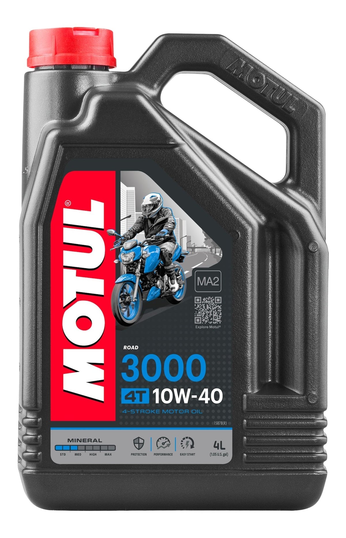 3000 4-Stroke 10W40 Mineral Motor Oil, 4-L T8P2 - product image 1