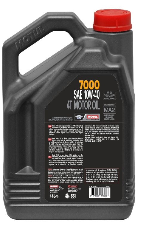 4L 7000 4-Cycle 10W40 Motorcycle Oil E0C3 - product image 2