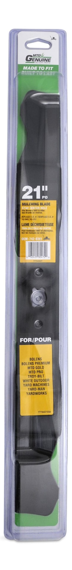 Mulch Lawn Mower Replacement Blade, 21-in A6K0 - product image 1