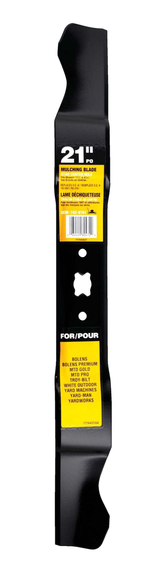 Mulch Lawn Mower Replacement Blade, 21-in P9C7 - product image 2