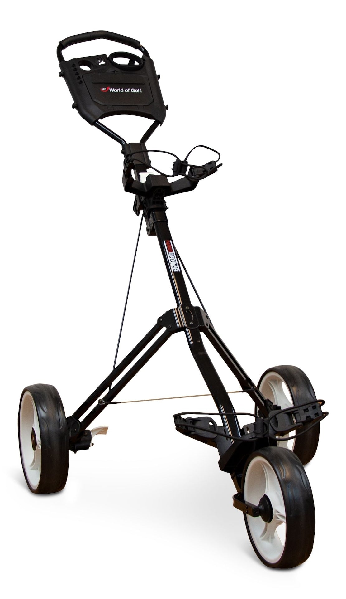 Navigator 3 Wheeled Golf Cart, Ergonomic Handle, Black B8R1 - product image 1