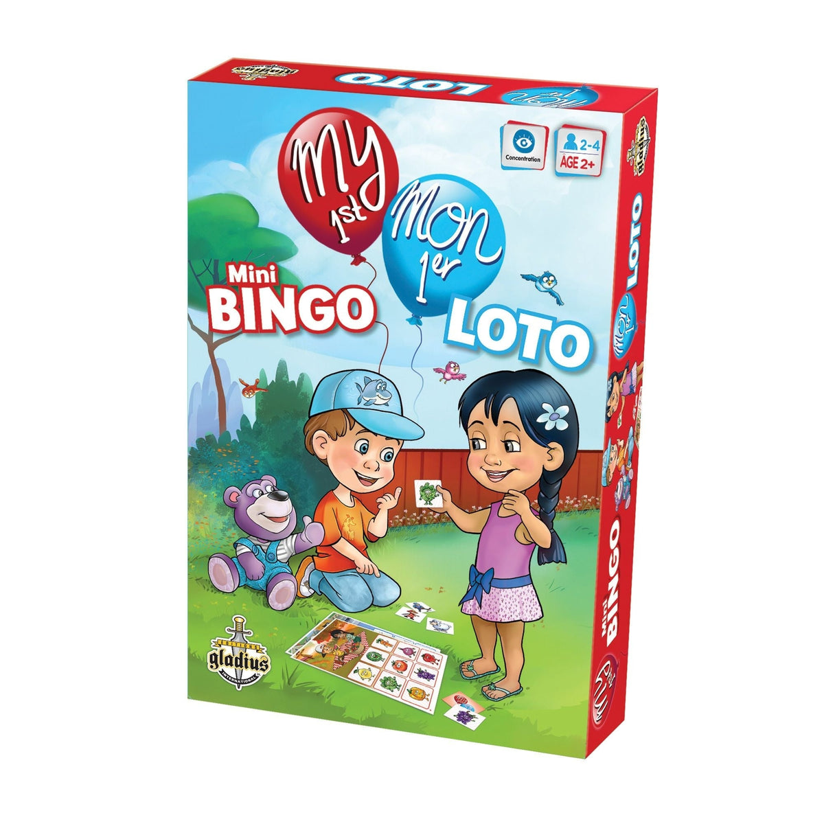 1st Mini Bingo Board Game, Bilingual, Ages 2+ C0Y2 - product image 2