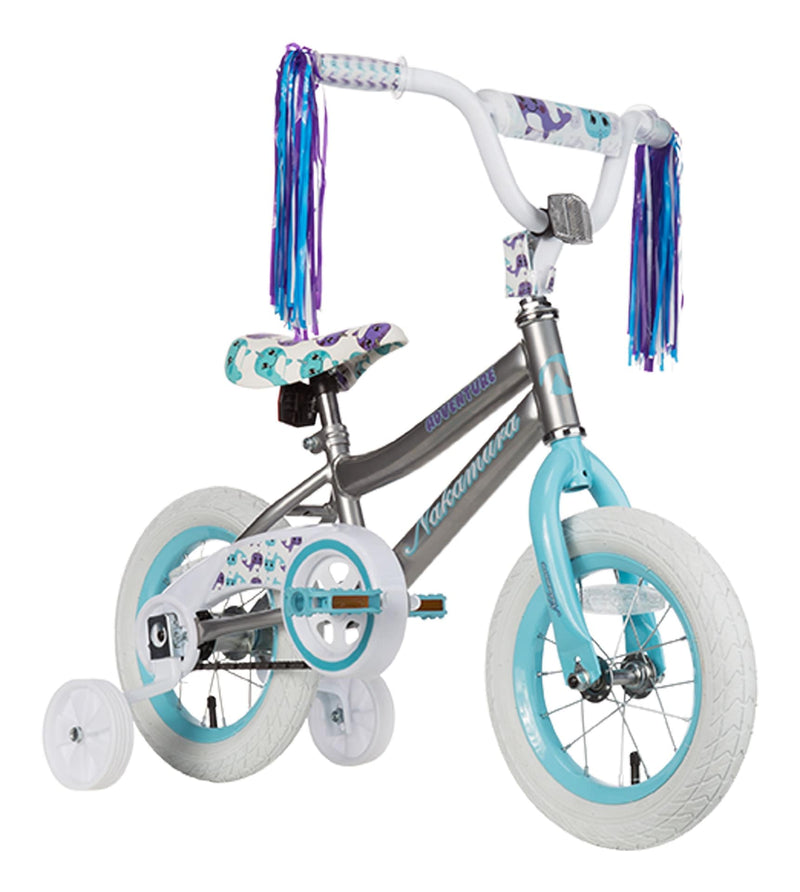 Adventure Kid's Bike, Silver, 12-in I2W4
