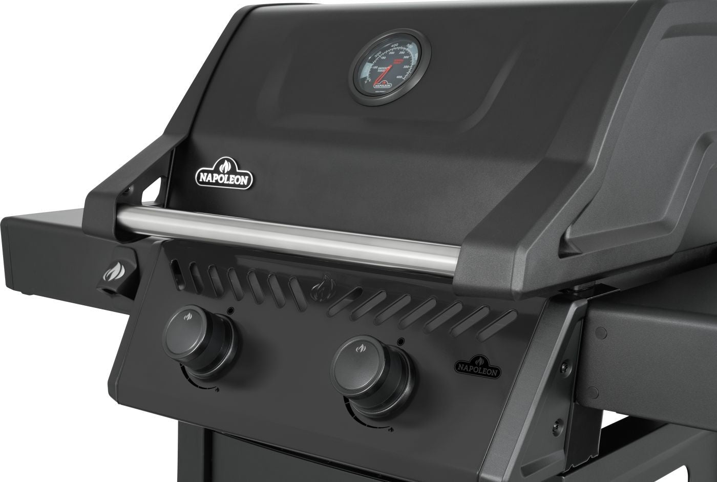 Rebel 365 2-Burner LP Gas BBQ, Matte Black B0A7 - product image 3
