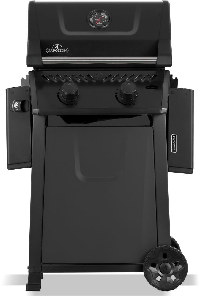 Rebel 365 2-Burner LP Gas BBQ, Matte Black B0A7 - product image 4