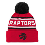 Raptors Jacquard Cuffed Knit With Pom, Acrylic Knit, Regular Size Q8J1 - product image 1