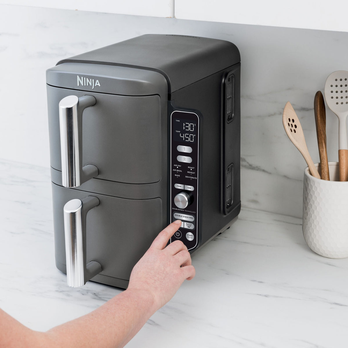 DoubleStack XL Multi-Rack Air Fryer with 2 Baskets & 6 Functions, 10-qt I0T0 - product image 8
