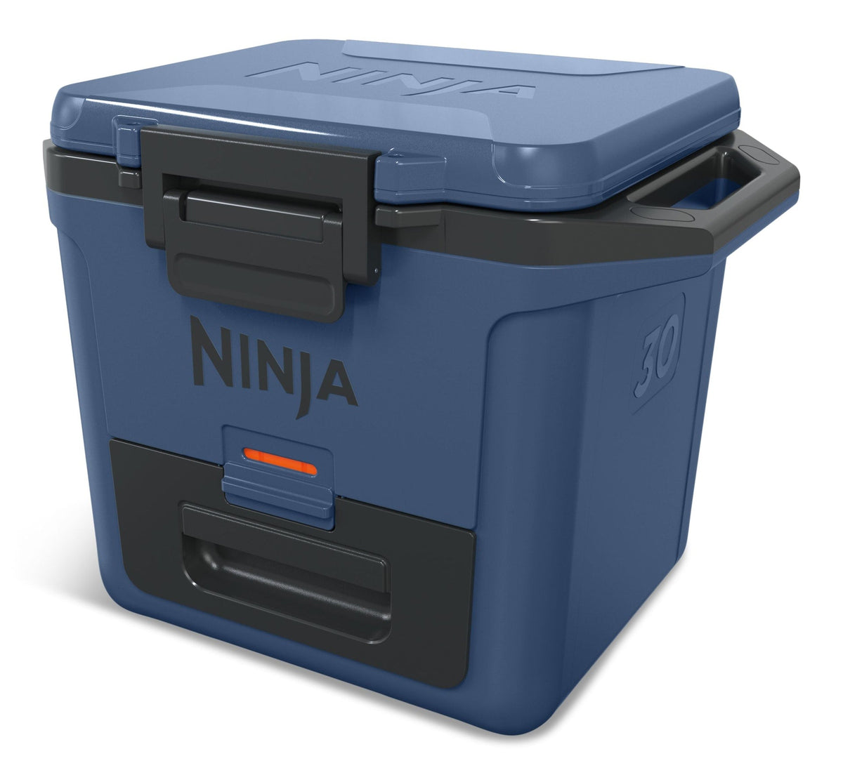FrostVault 30-Quart Portable Hard Cooler with DryChill Drawer, 28-L, Blue J2T2 - product image 1