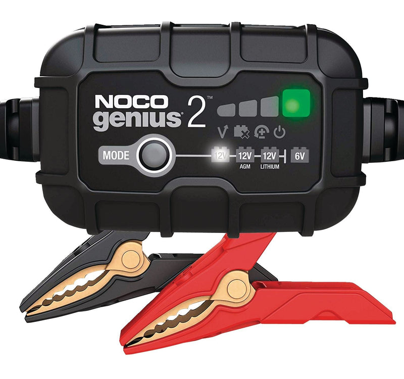 GENIUS2 Smart Battery Charger/Maintainer/Desulfator, 2-Amp, 6V/12V F9Q8