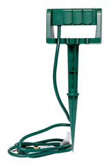 3-Outlet Outdoor Power Stake with 6-ft Cord, Green M4T5 - product image 1