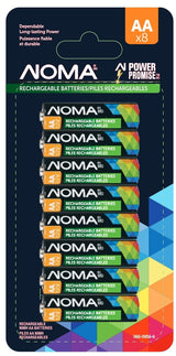 AA Ni-MH Rechargeable Battery, 8-pk G9L6 - product image 1