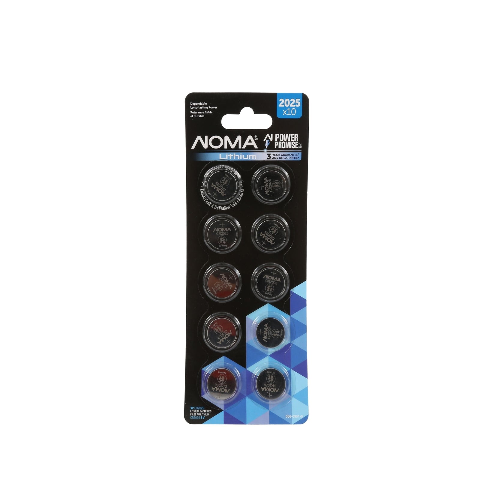 CR2025 Button Cell Batteries, 10-pk X6B6 - product image 1