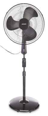 Oscillating Pedestal/Stand Fan with Remote Control, 3-Speed, Black, 18-in R2Q7 - product image 1