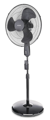 Oscillating Pedestal/Stand Fan with Remote Control, 3-Speed, Black, 18-in R2Q7 - product image 2