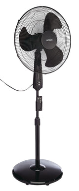 Oscillating Pedestal/Stand Fan with Remote Control, 3-Speed, Black, 18-in R2Q7 - product image 3