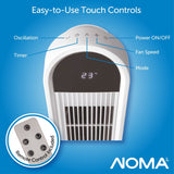 Oscillating Tower Fan, Remote Control, 3-Speed, White, 45-in A4D3 - product image 5