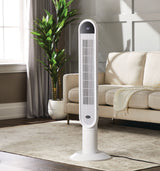 Oscillating Tower Fan, Remote Control, 3-Speed, White, 45-in A4D3 - product image 7