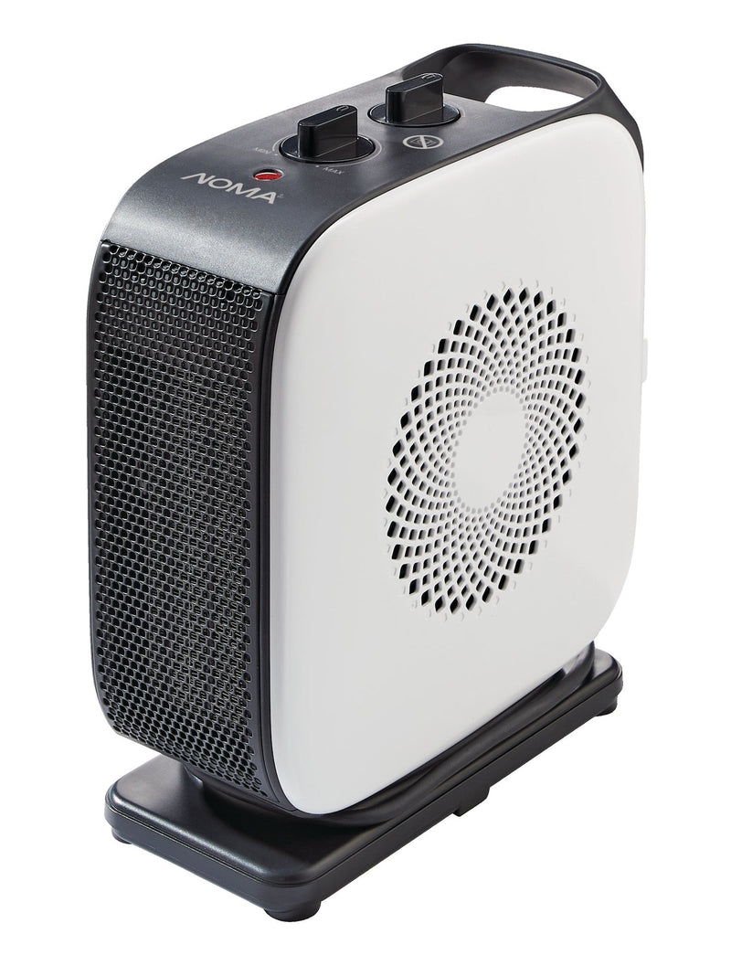 Portable Oscillating Portable Ceramic Space Heater withThermostat, 1500W, White V0Z8