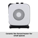 Portable Oscillating Portable Ceramic Space Heater withThermostat, 1500W, White V0Z8 - product image 7