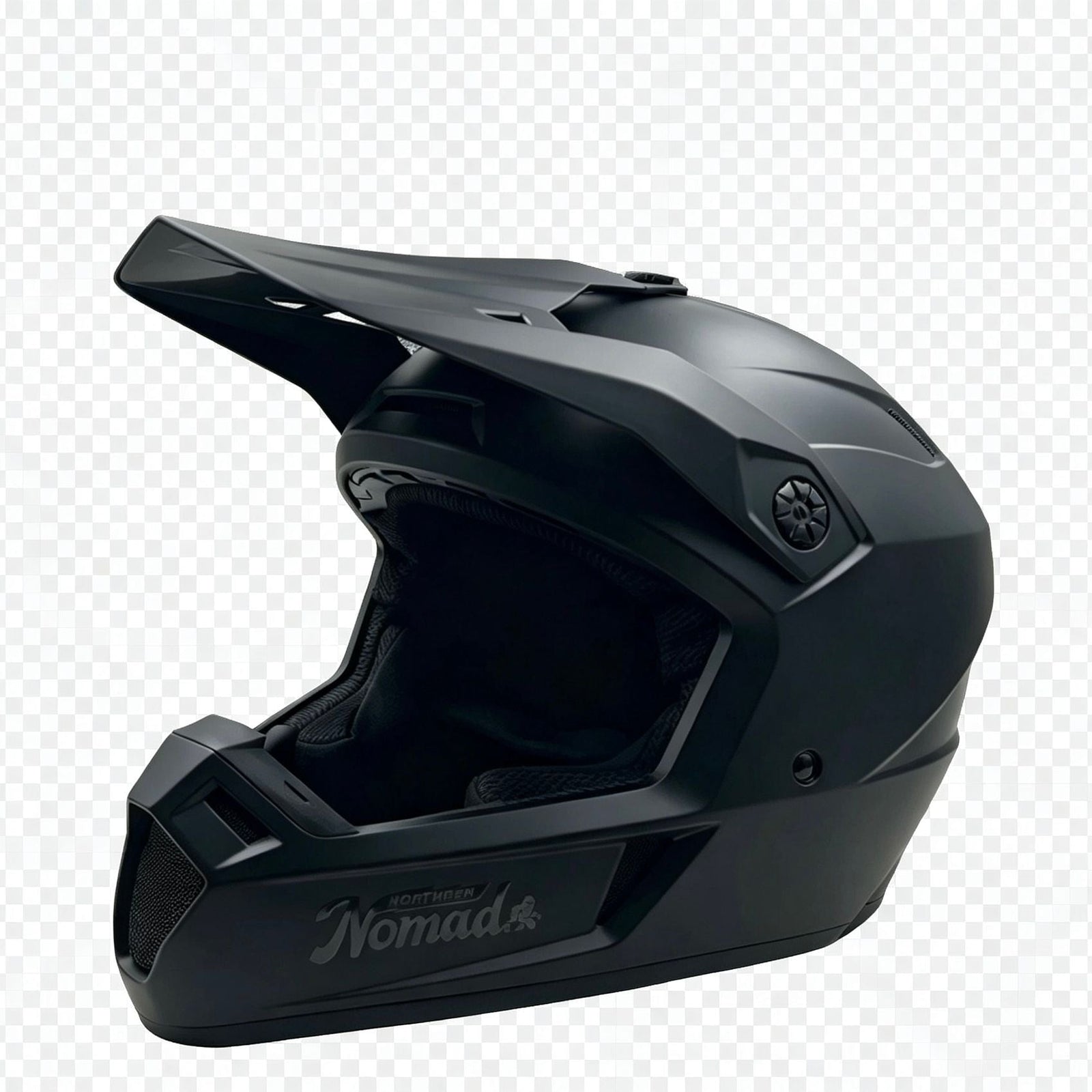 Nomad Trail Blazer Dirt Bike Helmet, Matte Black, Various Sizes T7I9 - product image 1