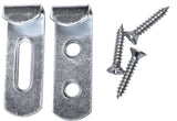 Invisible Mirror Holder, For Frameless Mirrors, Steel Construction, Silver, 4-pk Q4V7 - product image 1