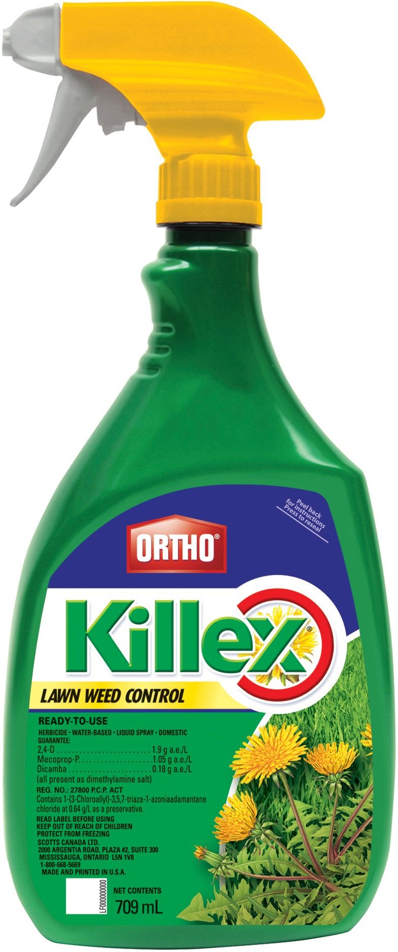 Killex Ready-to-Use Lawn Weed Control/Killer, Herbicide, 709-mL M7X1 - product image 1