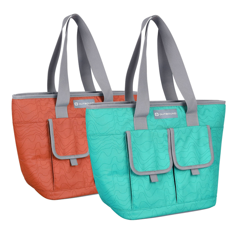 Beach Tote Insulated Soft Cooler, 24-Can F7K2