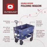 Double-Decker Outdoor Utility Wagon B5D5 - product image 7